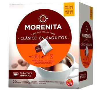 MORENITA cafe intenso x20 saquitos