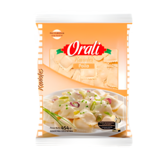 ORALI ravioles pollo x454g