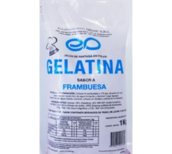 ORLOC gelatina frambuesa x1Kg