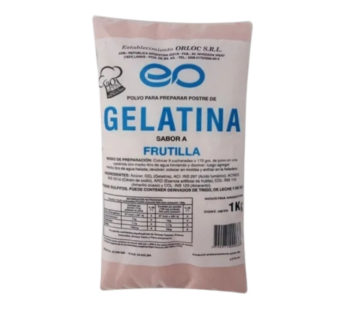 ORLOC gelatina frutilla x1Kg