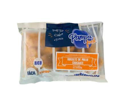 PAMPA FOOD nuggets pollo crocante x500g
