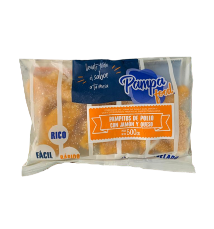 PAMPA FOOD pampitos jamon y queso x500g