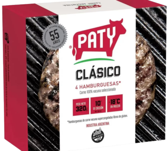 PATY hamburguesa 4u. x320g