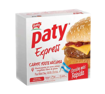 PATY hamburguesa express 4Un. x276g