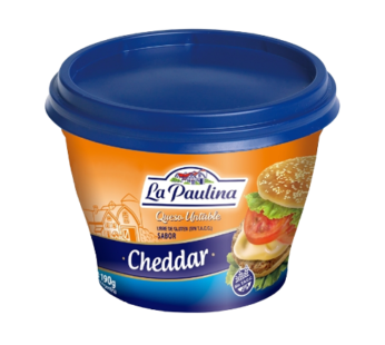 PAULINA queso untable cheddar x190g