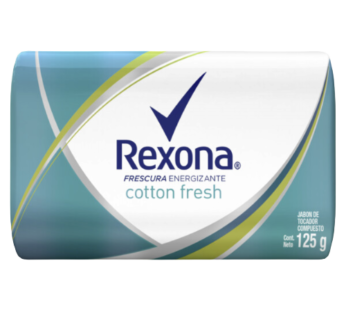 REXONA jabon tocador cotton fresh x125g