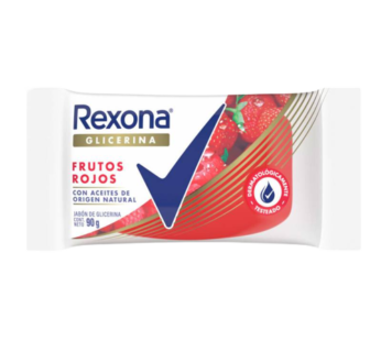 REXONA jabon tocador glicerina frutso rojos x90g