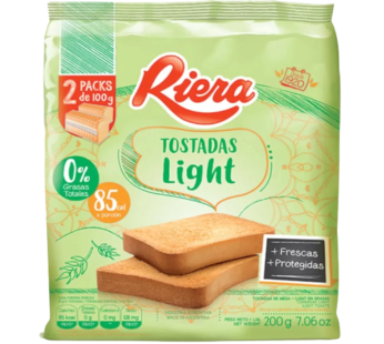 RIERA tostadas light x200g