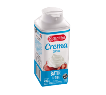 SERENISIMA crema leche batir x200cc