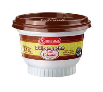 SERENISIMA dulce de leche clasico x250g