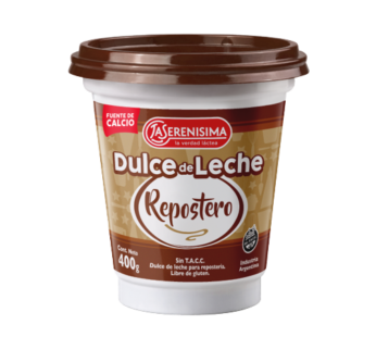 SERENISIMA dulce de leche repostero x400g