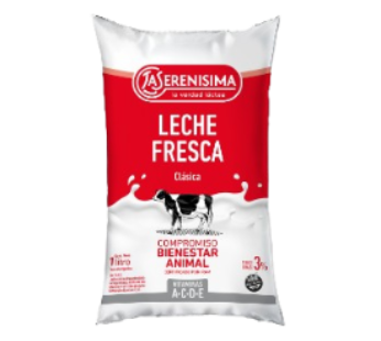 SERENISIMA leche entera multivitaminas sachet x1Lt