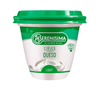 SERENISIMA queso crema light x290g