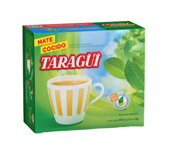 TARAGUI mate cocido x50 saquitos