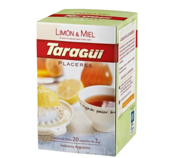 TARAGUI te limon miel x20 saquitos