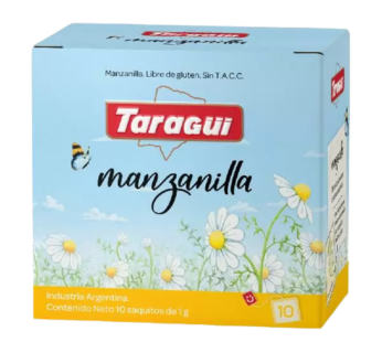 TARAGUI te manzanilla x10 saquitos