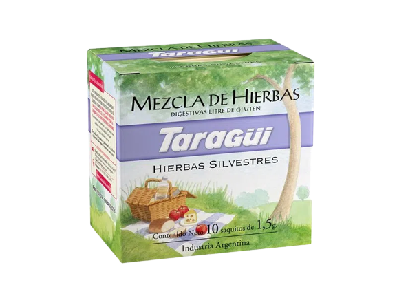 TARAGUI te mezcla hierbas x10 saquitos