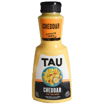 TAU salsa cheddar vegana x300g