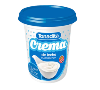 TONADITA crema leche x350cc