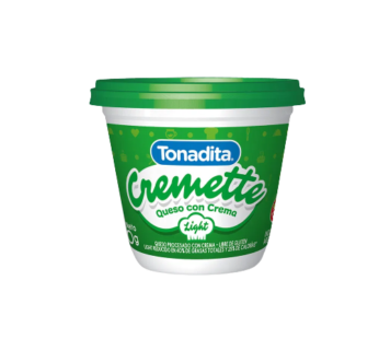 TONADITA queso untable cremette light x480g