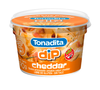 TONADITA queso untable dip cheddar x190g