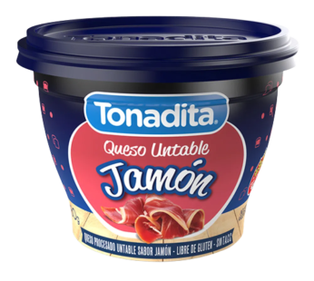 TONADITA queso untable jamon x180g