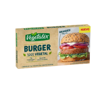 VEGETALEX hamburguesa vegetal x2Un.