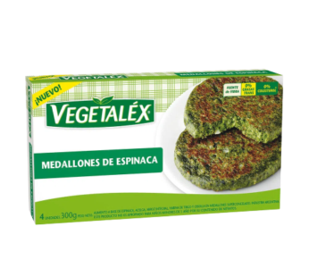 VEGETALEX medallones espinaca x4Un.