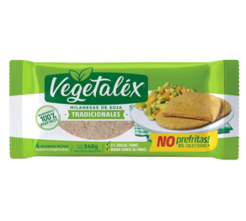 VEGETALEX milanesa soja x4Un.