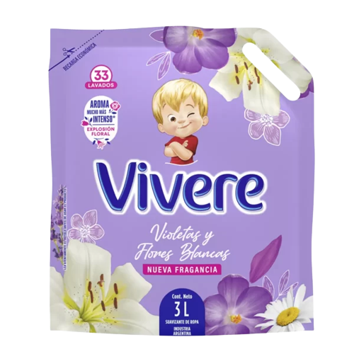VIVERE suavizante explosion floral x3ltd/p
