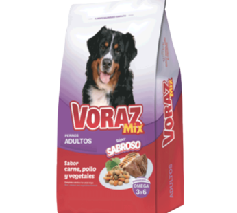 VORAZ perro carne pollo vegetales x10Kg