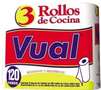 VUAL rollo cocina 40x3Un.