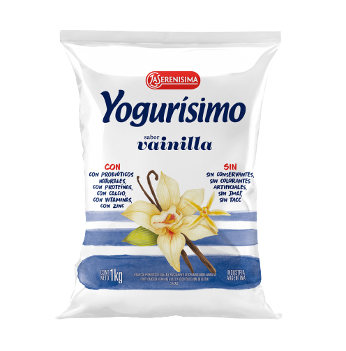 YOGURISIMO yogur sachet vainilla x1Kg