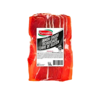 PIAMONTESA jamon crudo feteado x150g