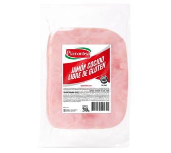 PIAMONTESA jamon cocido feteado x200g