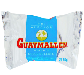 GUAYMALLEN alfajor triple dulce de leche x70g