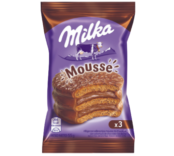 MILKA alfajor triple mousse x55g