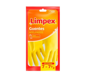 LIMPEX guantes afelpados mediano