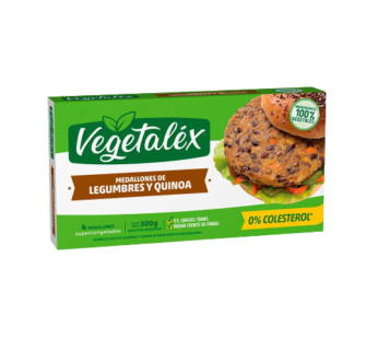 VEGETALEX medallones legumbres/quinoa x300g