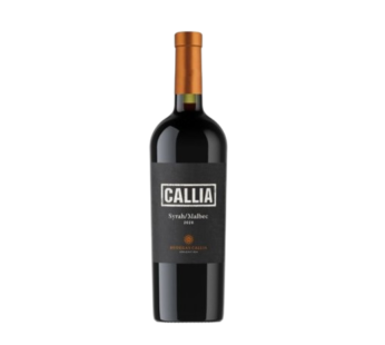 CALLIA vino tinto syrah malbec x750cc