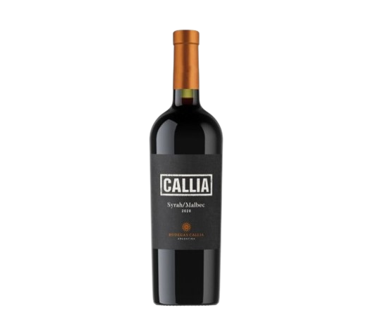CALLIA vino tinto syrah malbec x750cc