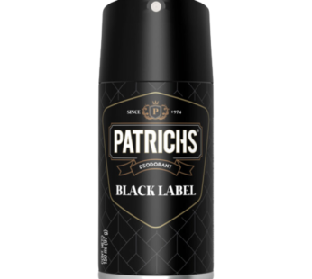 PATRICHS desodorante black label (150ml) x97g