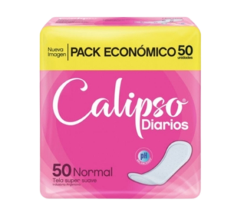 CALIPSO protector normal sin perfume x50Un.