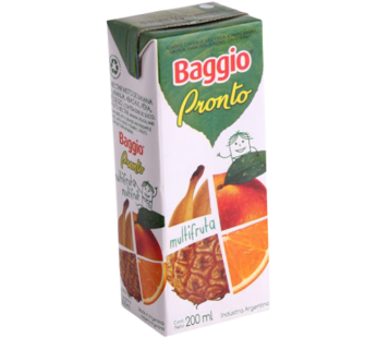 BAGGIO jugo multifruta x200cc