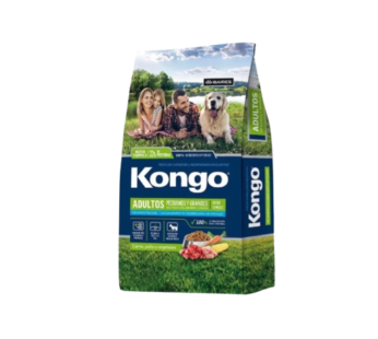 KONGO perro adulto grande carne/pollo/vegetales x8kg