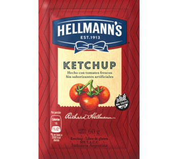 HELLMANNS ketchup sachet x60g