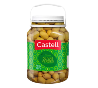 CASTELL aceituna verde 0 x1.7kgpet