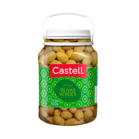 CASTELL aceituna verde 0 x1.7kgpet
