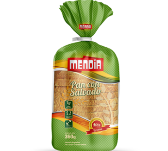 MENDIA pan salvado chico x360g