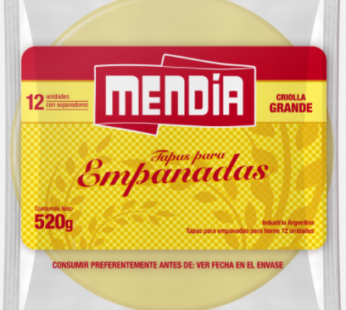 MENDIA tapas empanada rotisera x12Un.